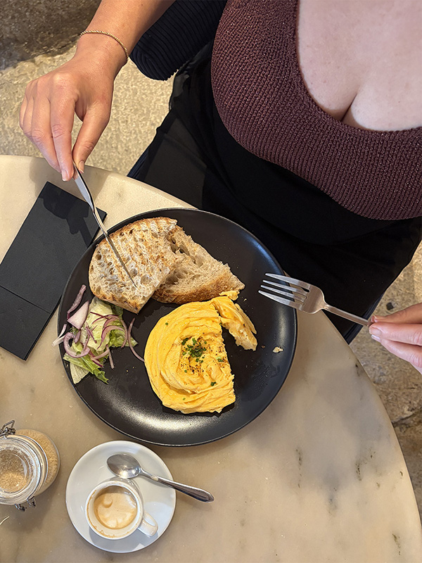 scrambled eggs